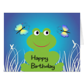 Frog Birthday Cards | Zazzle