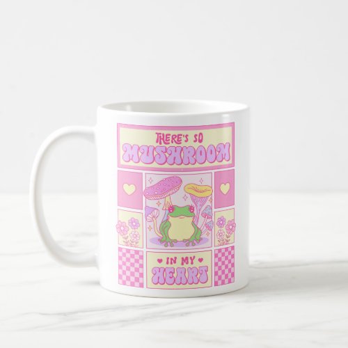 Cute Frog and Mushroom _ Funny Romantic  Coffee Mug
