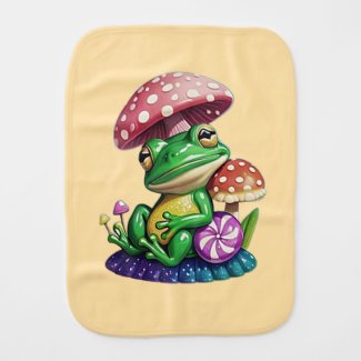 Make clean-up a breeze with Our Frog Baby Burp Cloth. Ultra-soft, absorbent, and adorable, they're the perfect accessory for feeding and burping sessions.