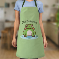 Cute Frog  Apron