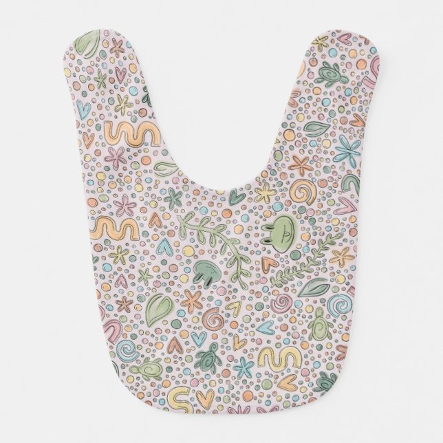 Cute Frog Baby Bib (Front)