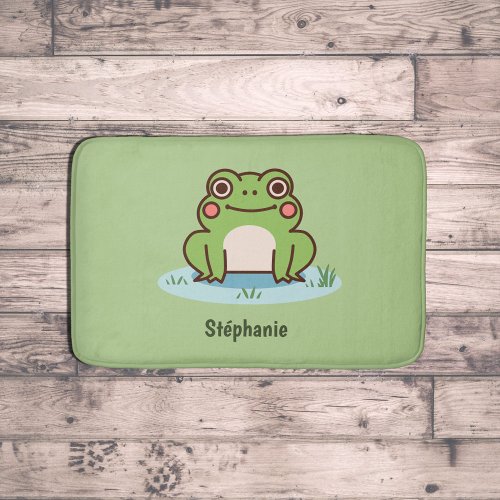 Cute Frog  Bath Mat