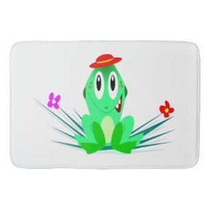 Cute Frog Bath Mat