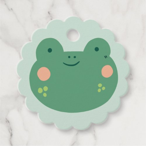 Cute Frog Birthday Gift   Favor Favor Tags