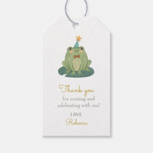 Cute Frog Birthday Gift Tags