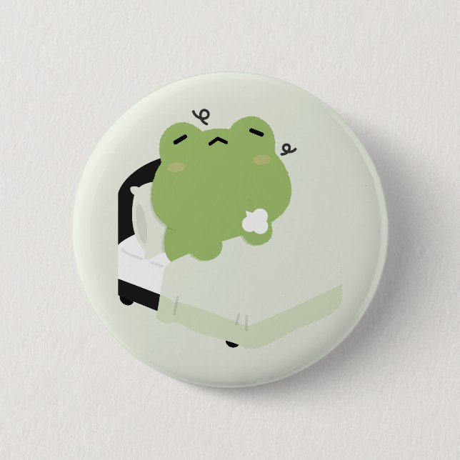 Cute Frog Button (Front)