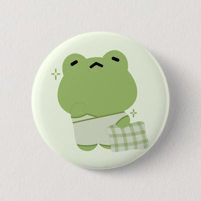 Cute Frog Button (Front)