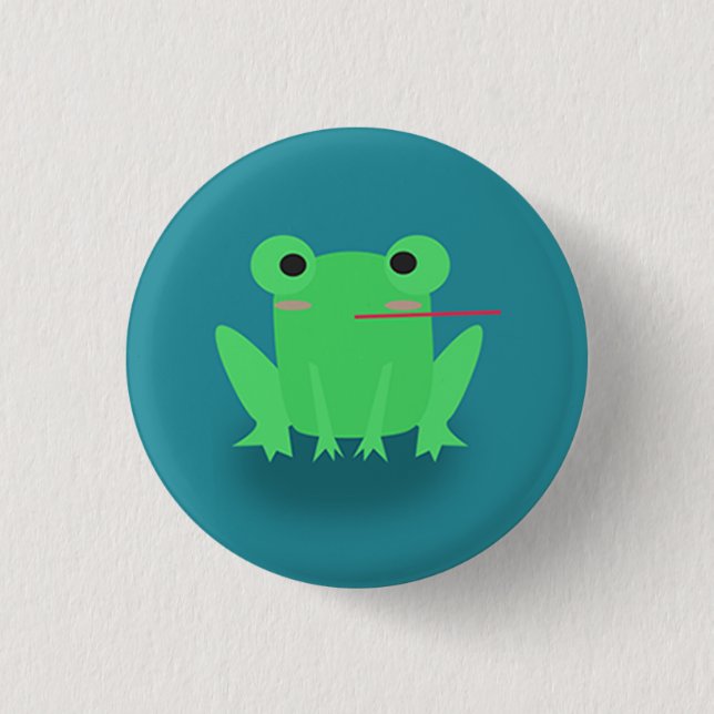 Cute frog button (Front)