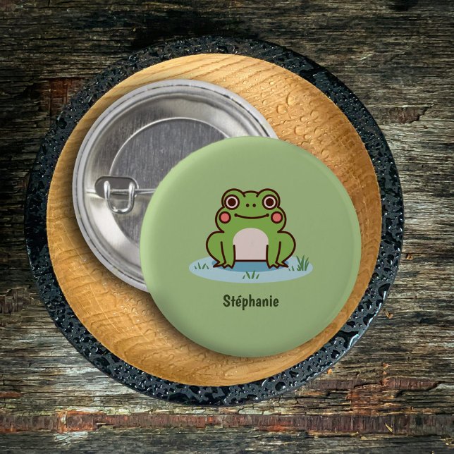 Cute Frog  Button (Cute Frog Button)
