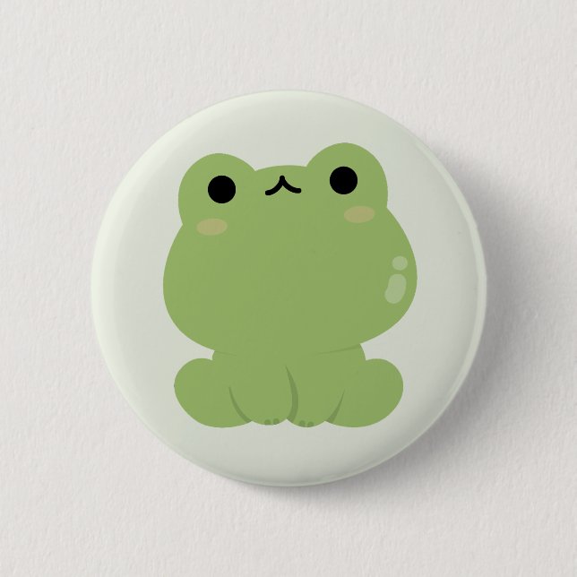 Cute Frog Button (Front)