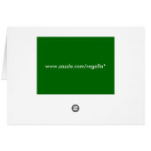 Cute Frog Card (Back Horizontal)