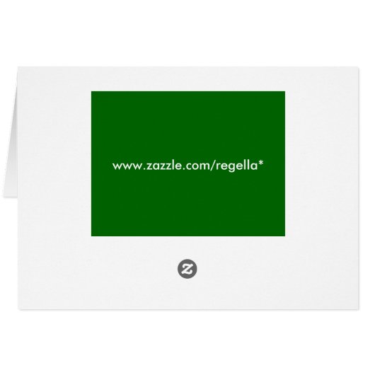 Cute Frog Card (Back Horizontal)