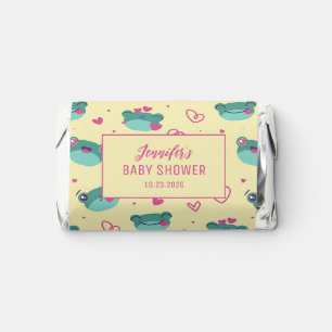 Cute Frog Cartoon and Heart Pattern Sweet Love Hershey's Miniatures