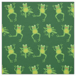 Cute Frog Cartoon Kids Fabric