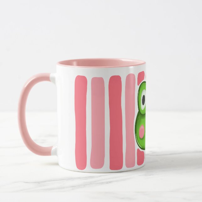 Cute Frog Ceramic Mug (Left)