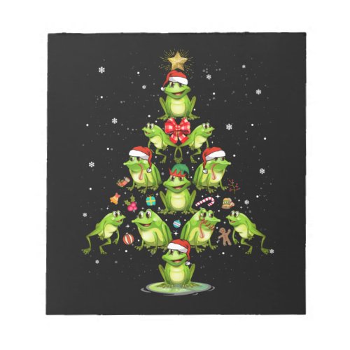 Cute Frog Christmas Tree Gift Decor Xmas Tree Notepad