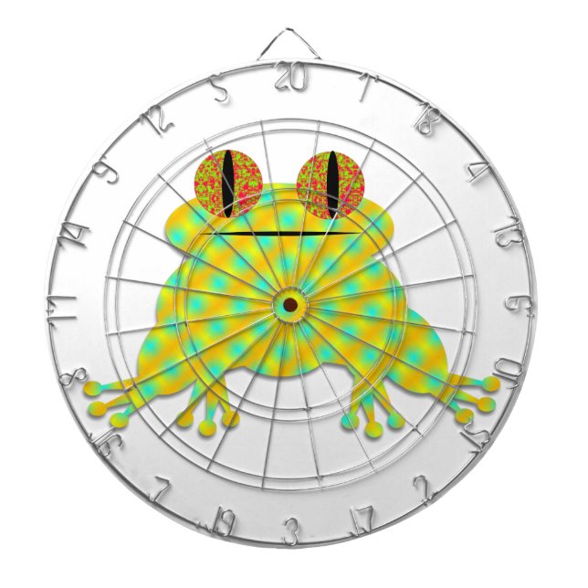 Cute Frog Dart Board (Front)