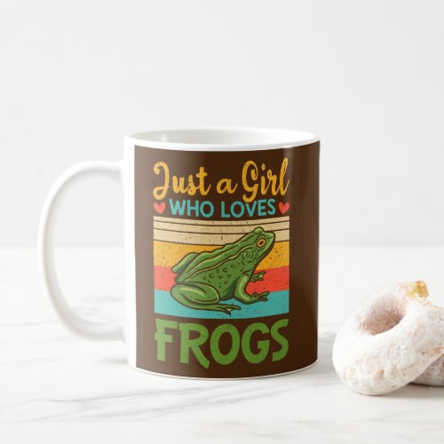 Cute Frog Design For Girls Mom Toad Catcher Pet Coffee Mug