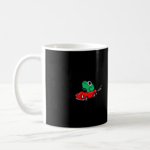 Cute Frog Driving Car Humorous Saying  Driver  Coffee Mug