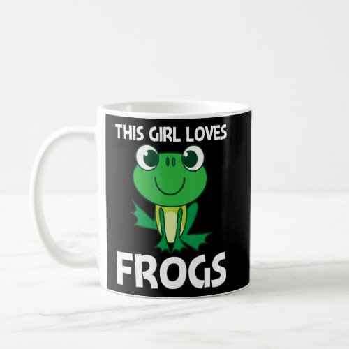 Cute Frog For Girls Mom Forest Zoo Pet Animal Catc Coffee Mug