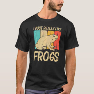Cute Frog For Men Women Toad Catcher Pet Animal T-Shirt