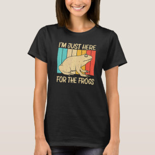 Cute Frog For Men Women Toad Catcher Pet Animal T-Shirt