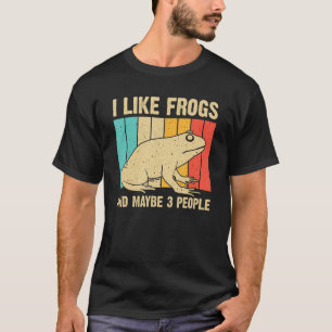 Cute Frog For Toad Lover Men Women Amphibian Anima T-Shirt