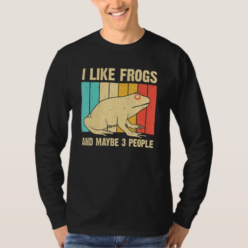 Cute Frog For Toad Lover Men Women Amphibian Anima T_Shirt