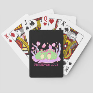 Cute Frog - Frogever Love Poker Cards