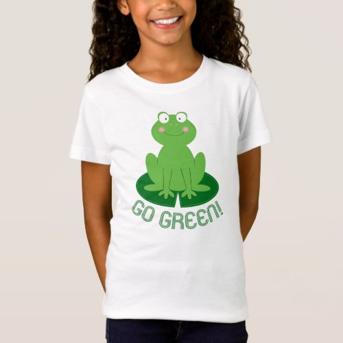 Cute Frog Go Green Shirt