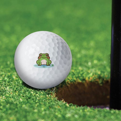 Cute Frog Golf Balls