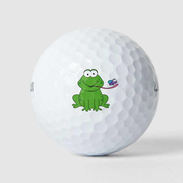 Cute Frog Golf Balls (Front)