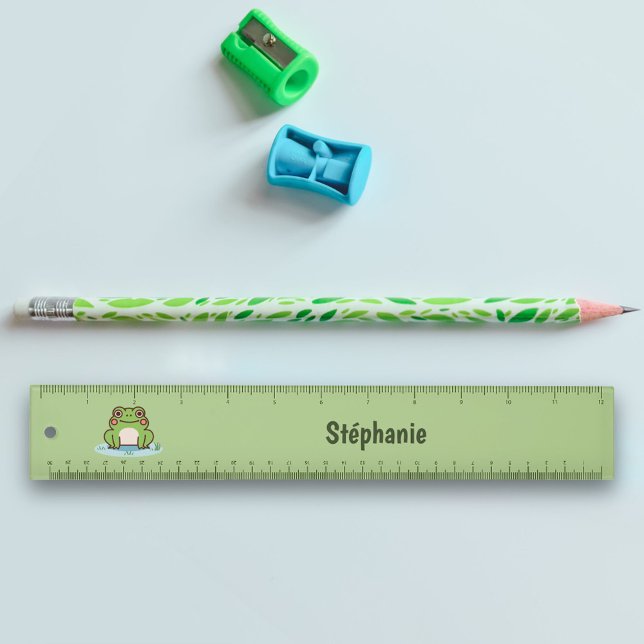 Cute Frog Green  Ruler (Creator Uploaded)