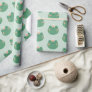 Cute Frog Green Wrapping Paper