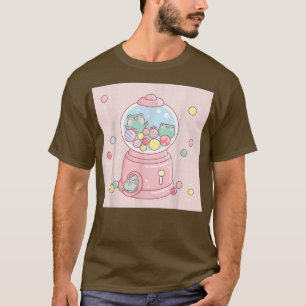 Cute Frog Gumball Machine Funny Kawaii Aesthetic  T-Shirt
