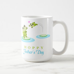 Cute Frog Hoppy Happy Father's Day Coffee Mug