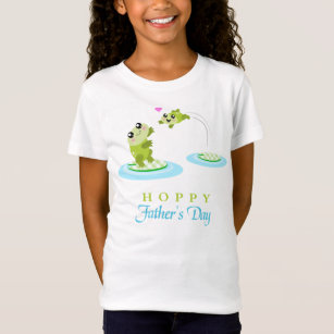 Cute Frog Hoppy Happy Father's Day T-Shirt