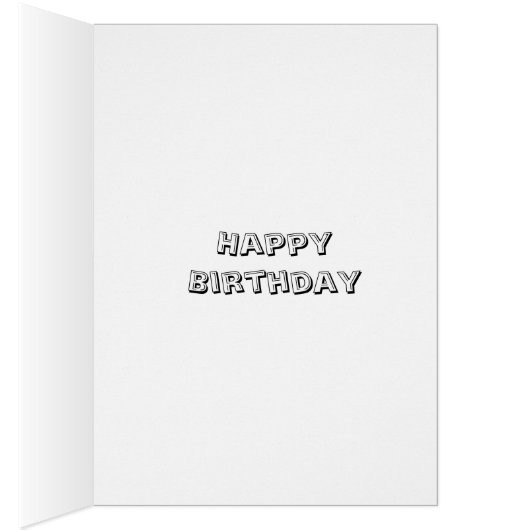 Cute frog illustration birthday (Inside (Right))