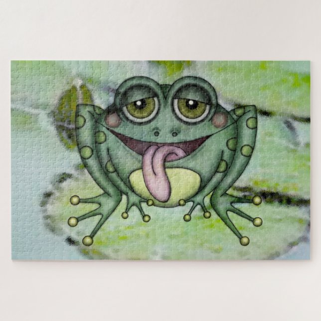 Cute Frog Jigsaw Puzzle (Horizontal)
