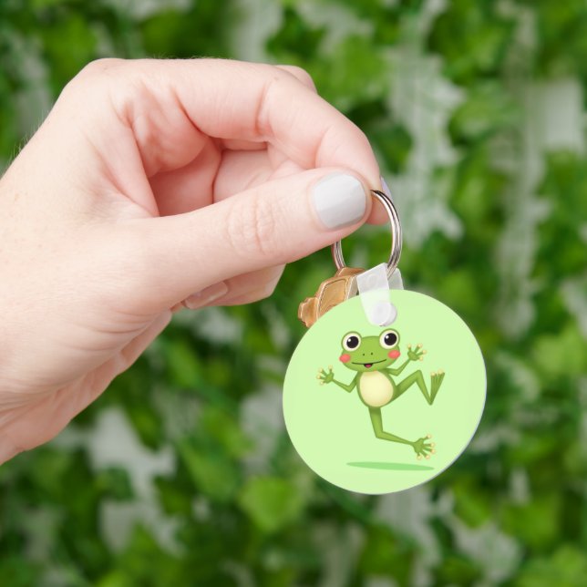 cute frog keychain (Hand)