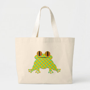 Cute Frog Large Tote Bag