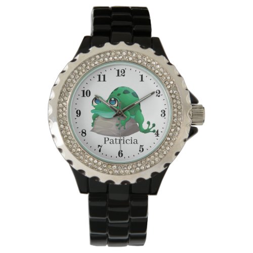 cute frog lover add name watch