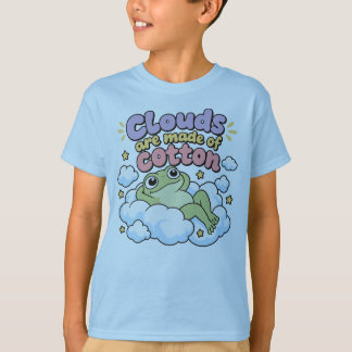 Cute Frog Lover Cloud Humor Kawaii Frogs Nature T-Shirt