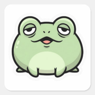 Cute Frog Meme Sticker Funny Aesthetic Frog