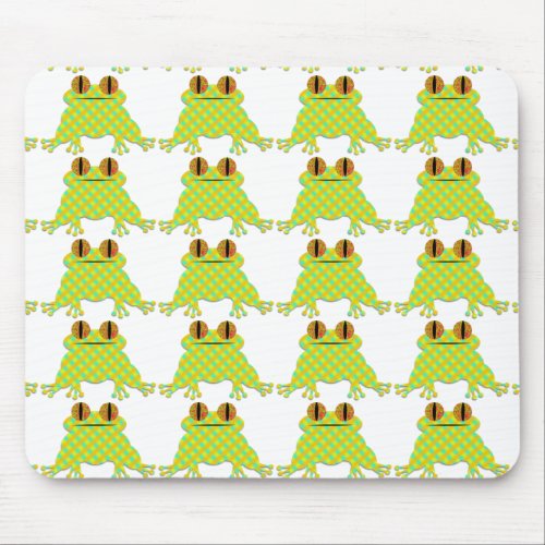 Cute Frog Mouse Pad