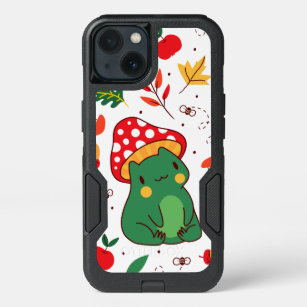 Cute frog Mushroom hat iPhone 13 Case