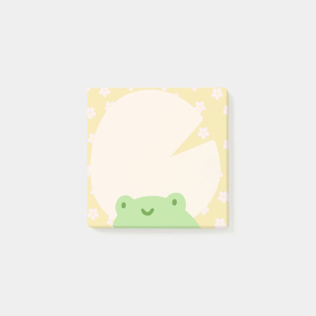 Cute Frog notes Sticky notes (Front)