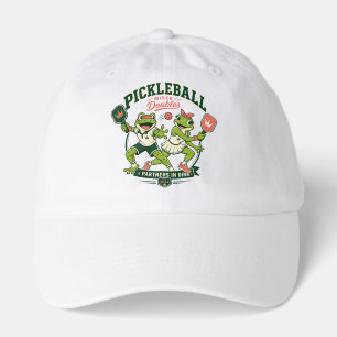 Cute Frog Partners in Dink Funny Sports Design Hat