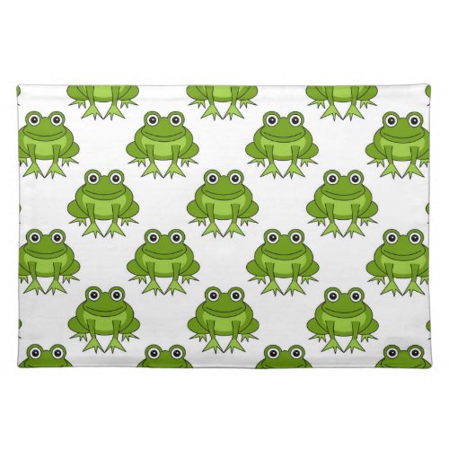 Cute Frog Pattern Placemat