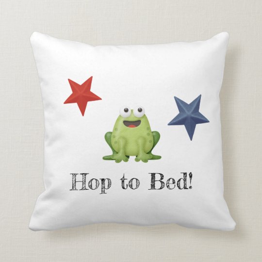 cute frog pillow